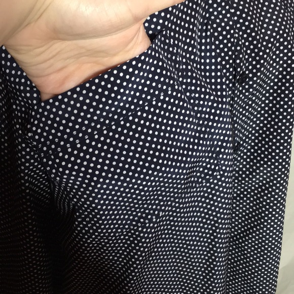 Liz Claiborne Polka Dot Button Up - Picture 5 of 5